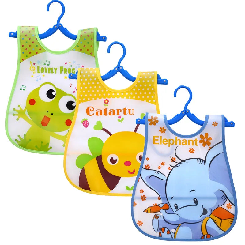 Waterproof Baby Bibs for Easy Clean-up "3 set"
