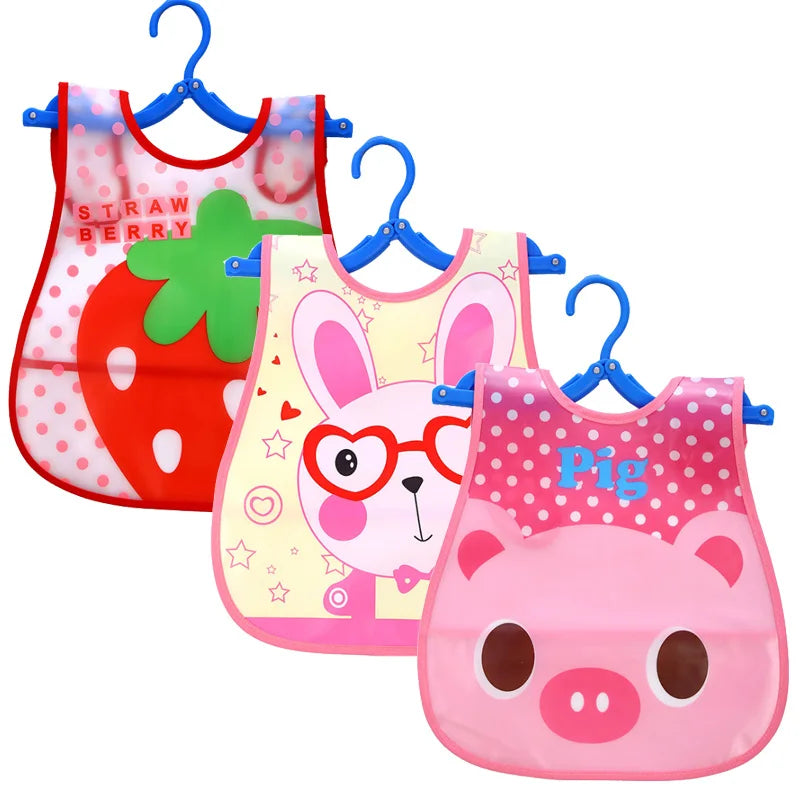 Waterproof Baby Bibs for Easy Clean-up "3 set"